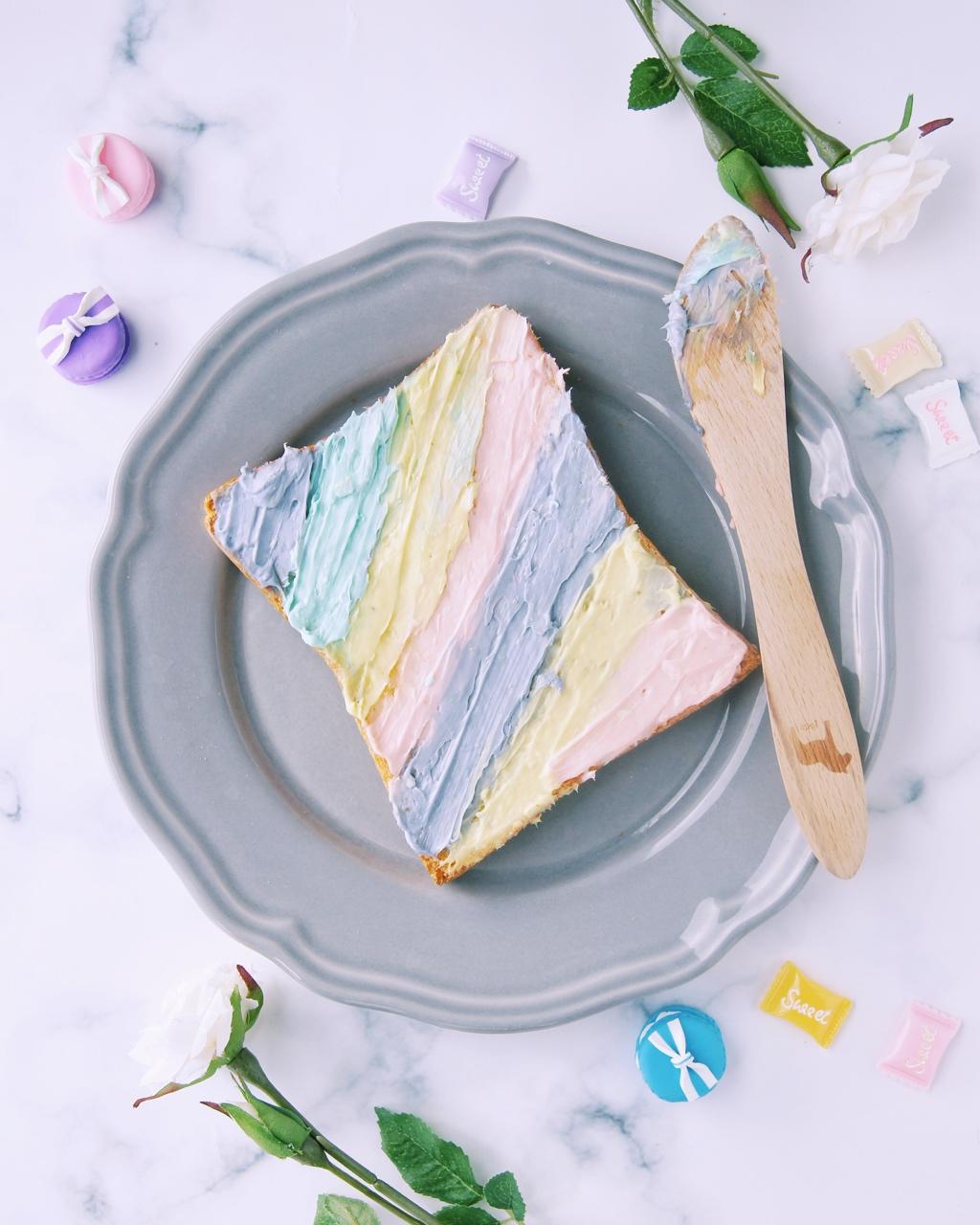 彩虹吐司（美人鱼吐司）