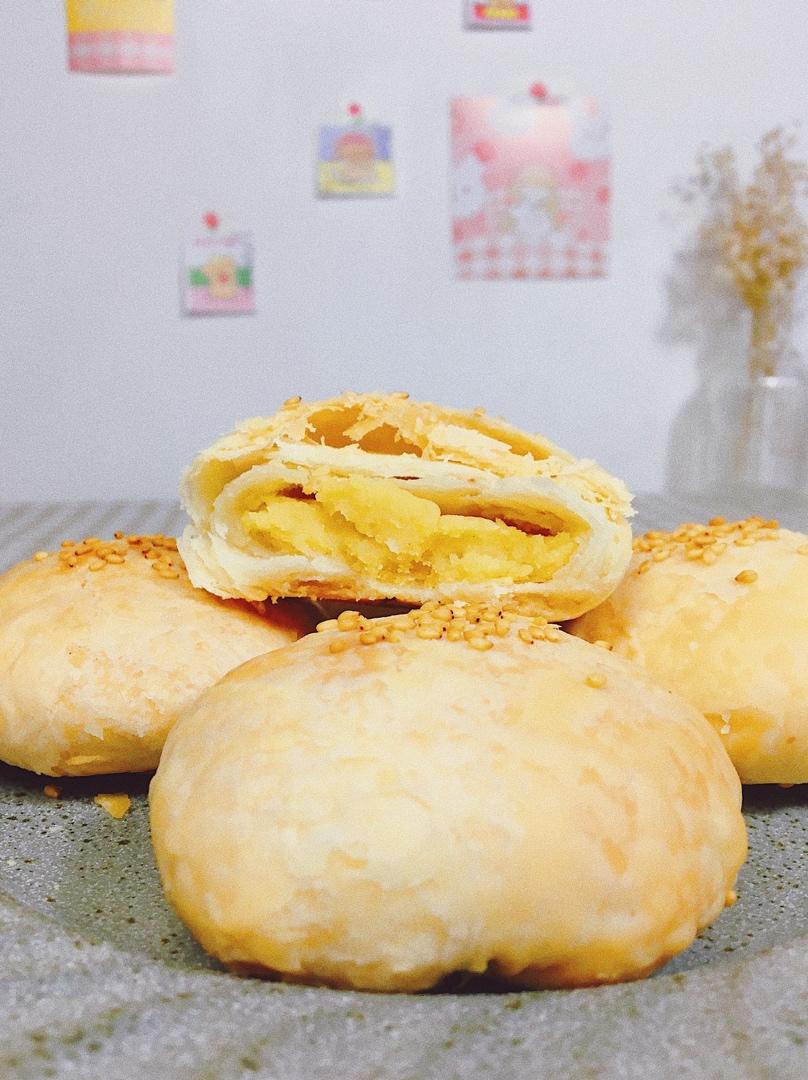 堂妈小厨——酥皮绿豆饼