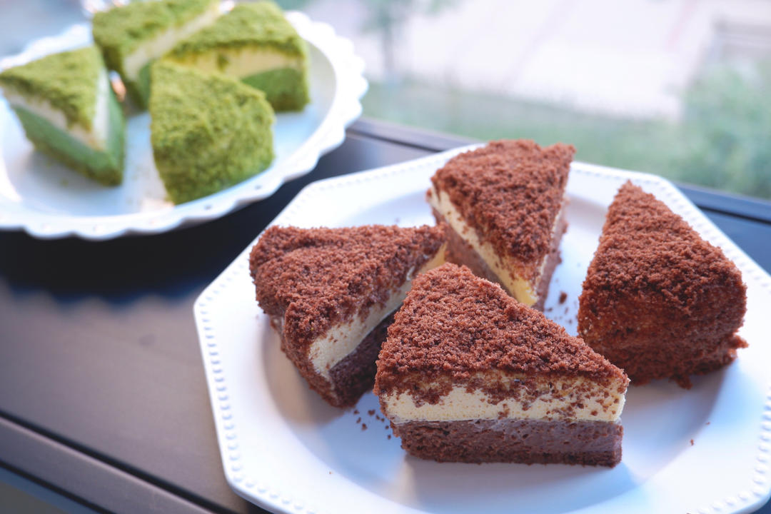 LeTAO版抹茶双层芝士蛋糕