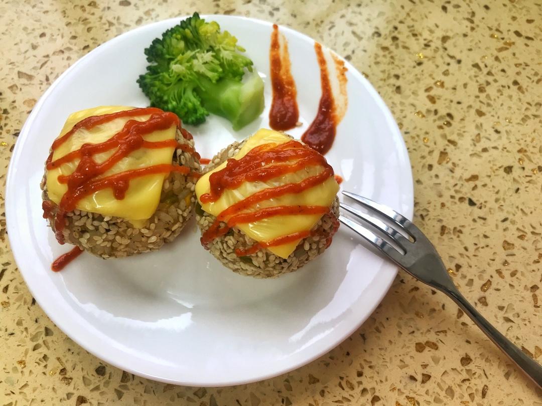 芝士就是力量【芝士肉松小饭团】