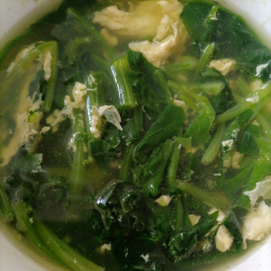 菠菜鸡蛋汤