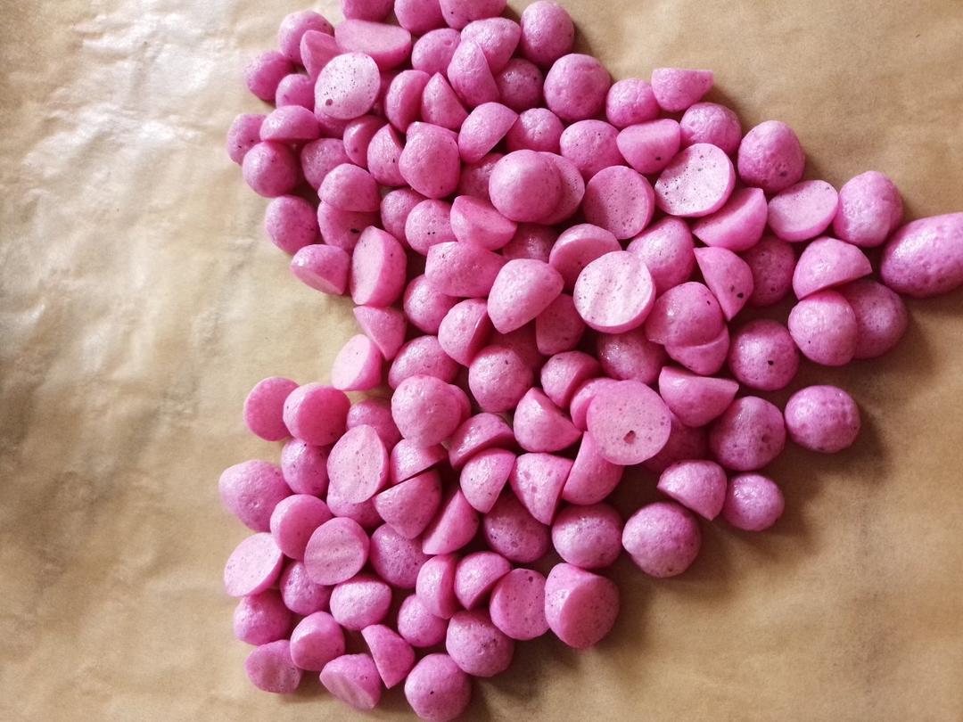 迷人的火龙果溶豆酸奶溶豆宝宝辅食