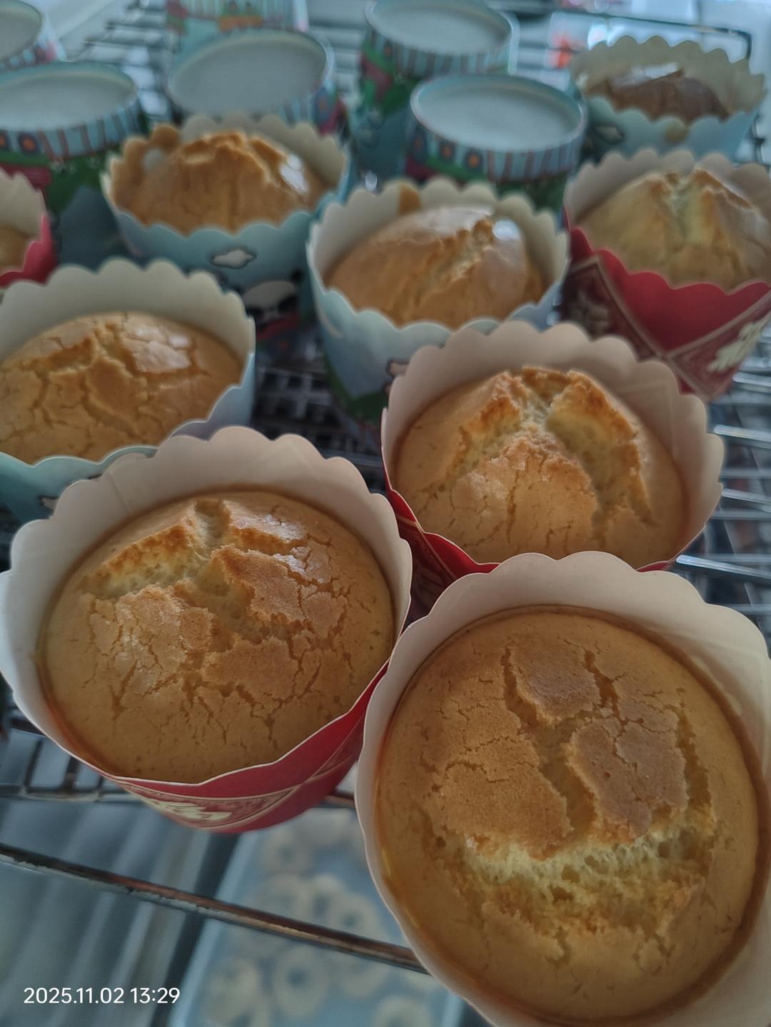 全蛋海绵纸杯蛋糕