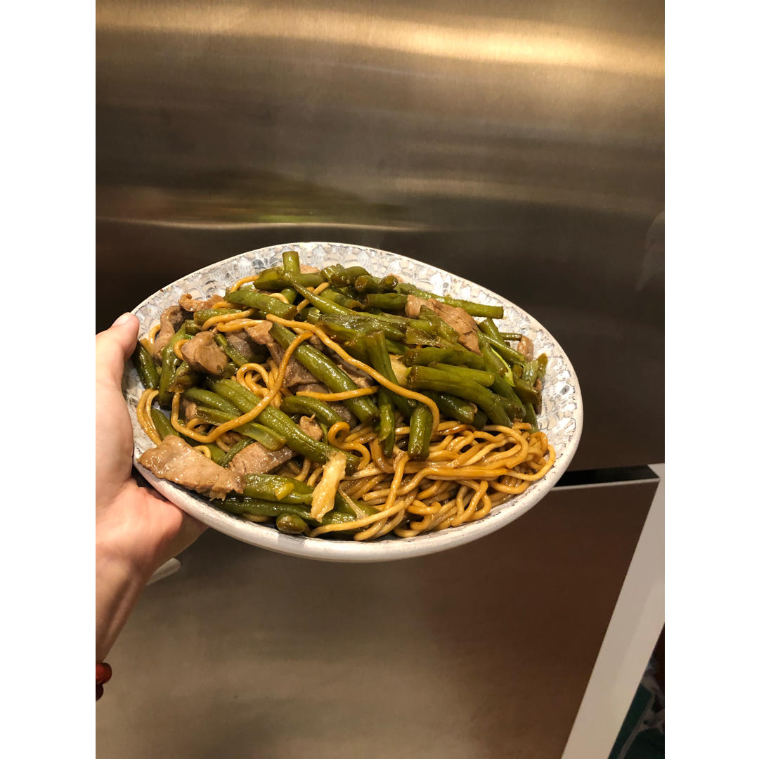 豆角焖个面