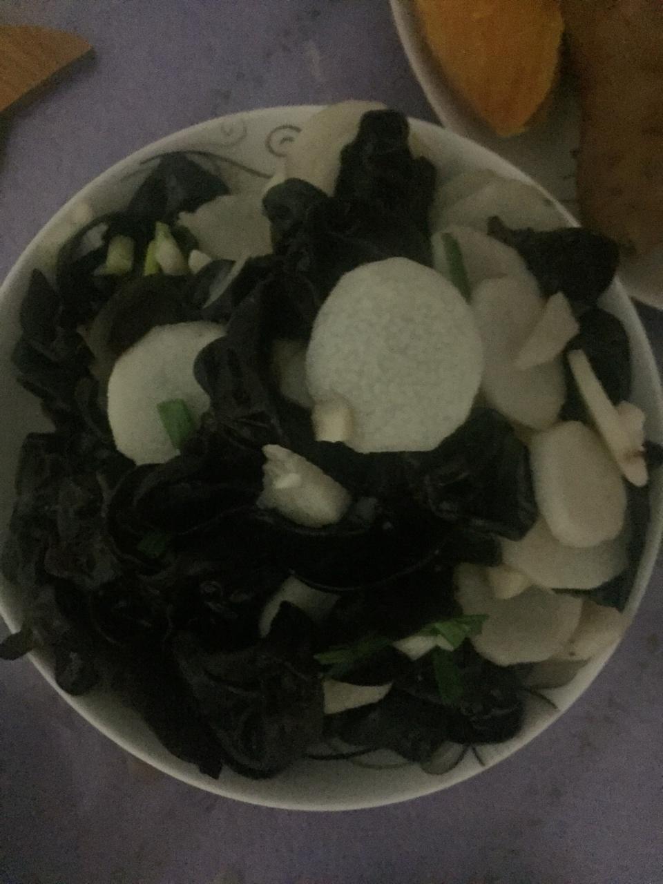 木耳炒山药