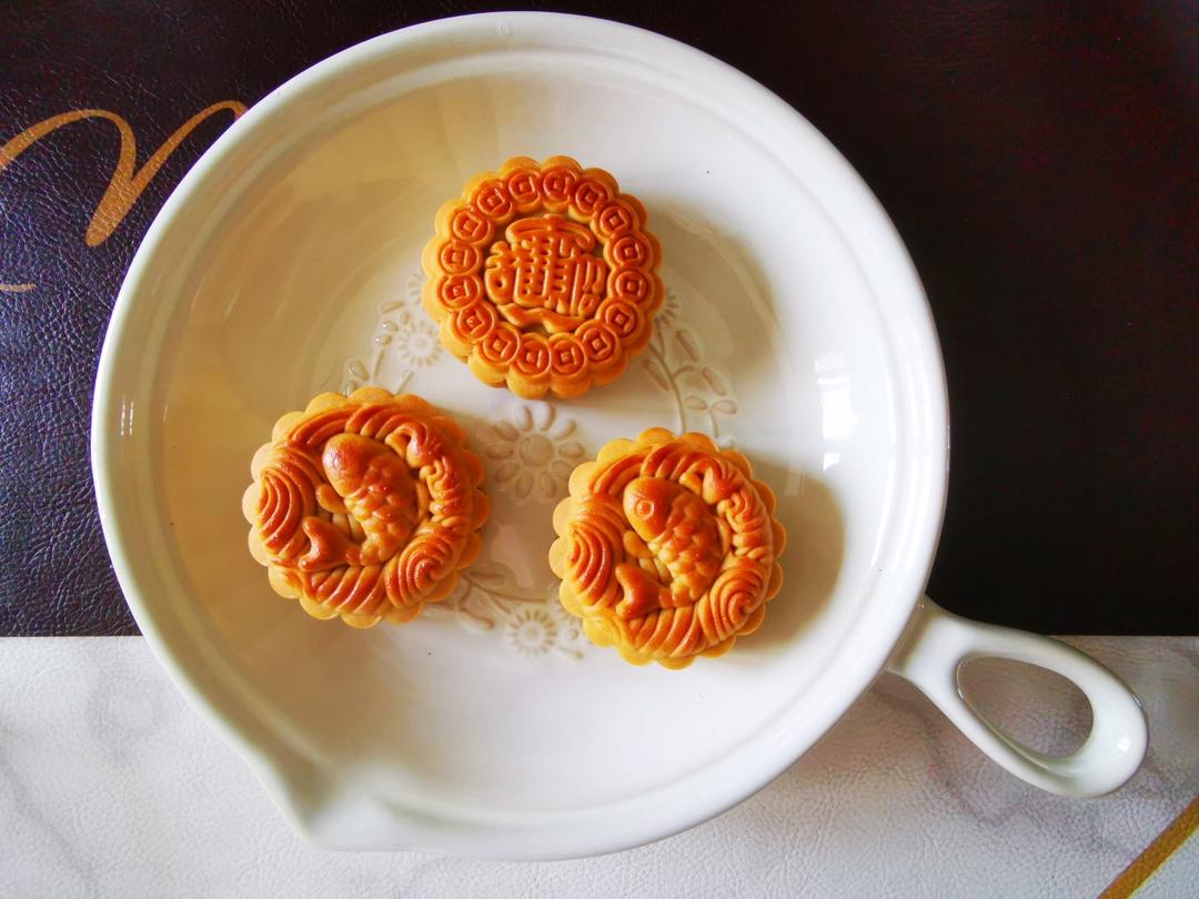 低糖低油花纹清晰的广式月饼皮