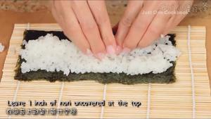 怎样做寿司卷（细卷）的做法 步骤10