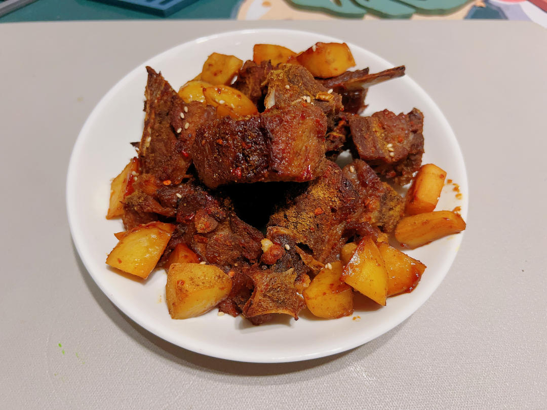 超好吃的烤羊排烤箱版