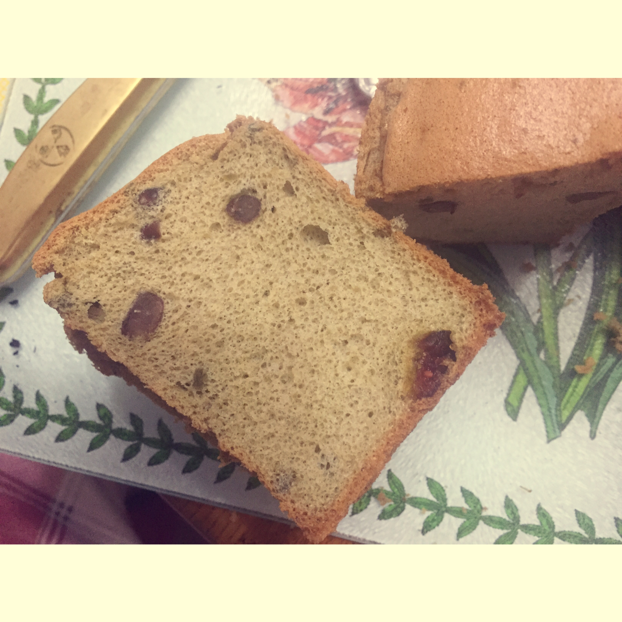 抹茶蜜豆戚风