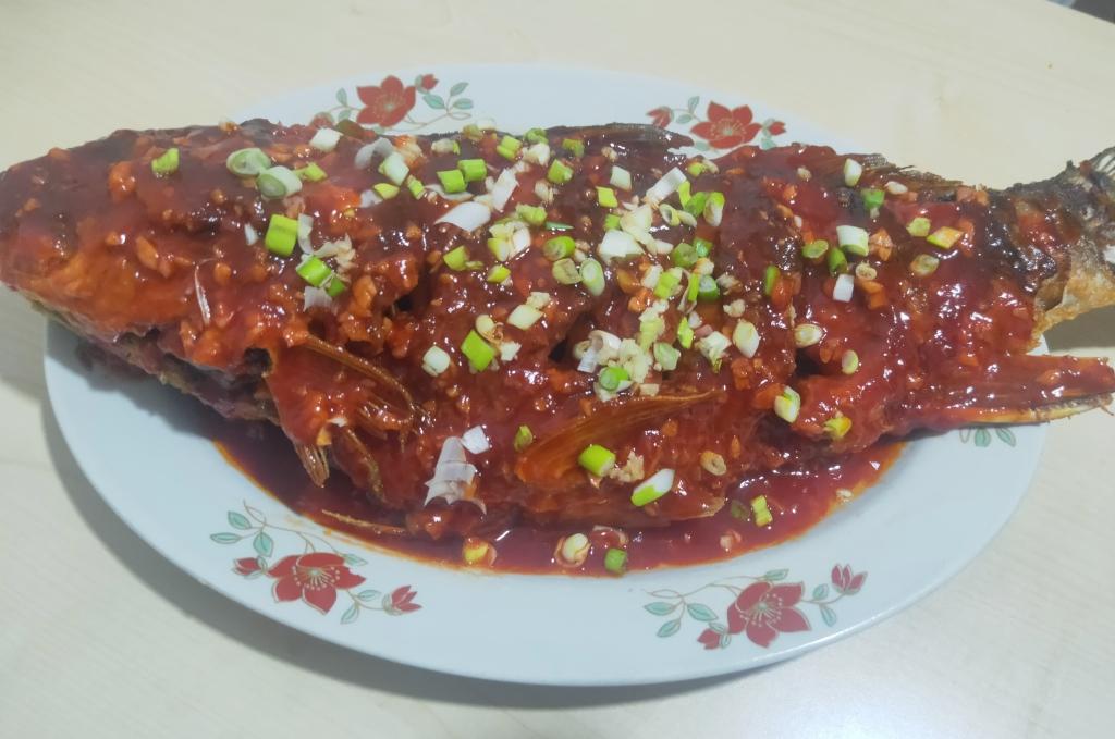 酸甜可口的糖醋浇汁鱼