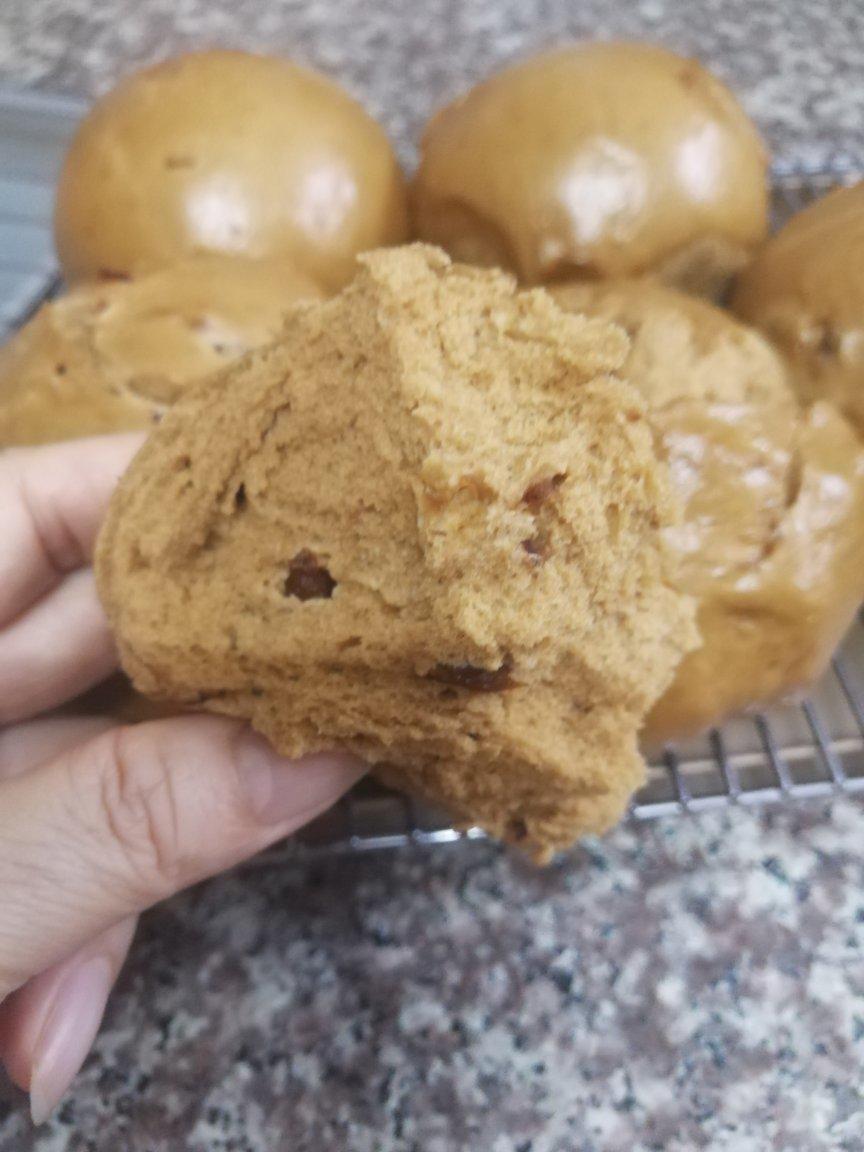 一直被模仿，从未被超越——自然开花红糖枣馒头（更加松软版）