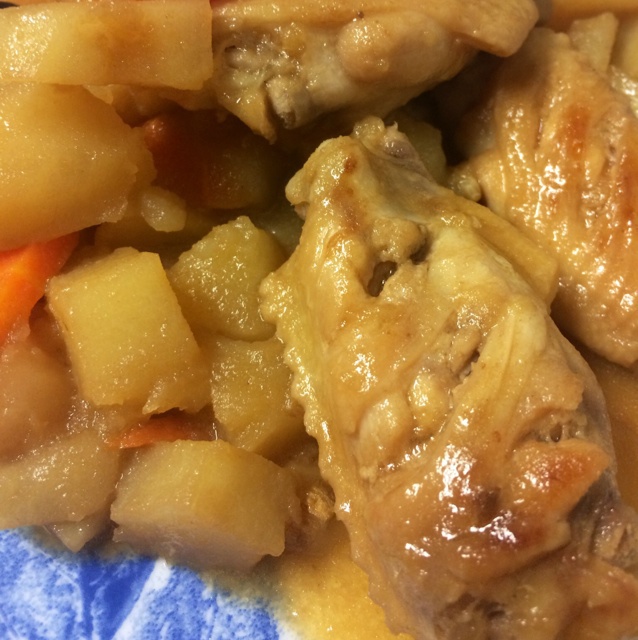 土豆炖鸡翅（快手零失败）