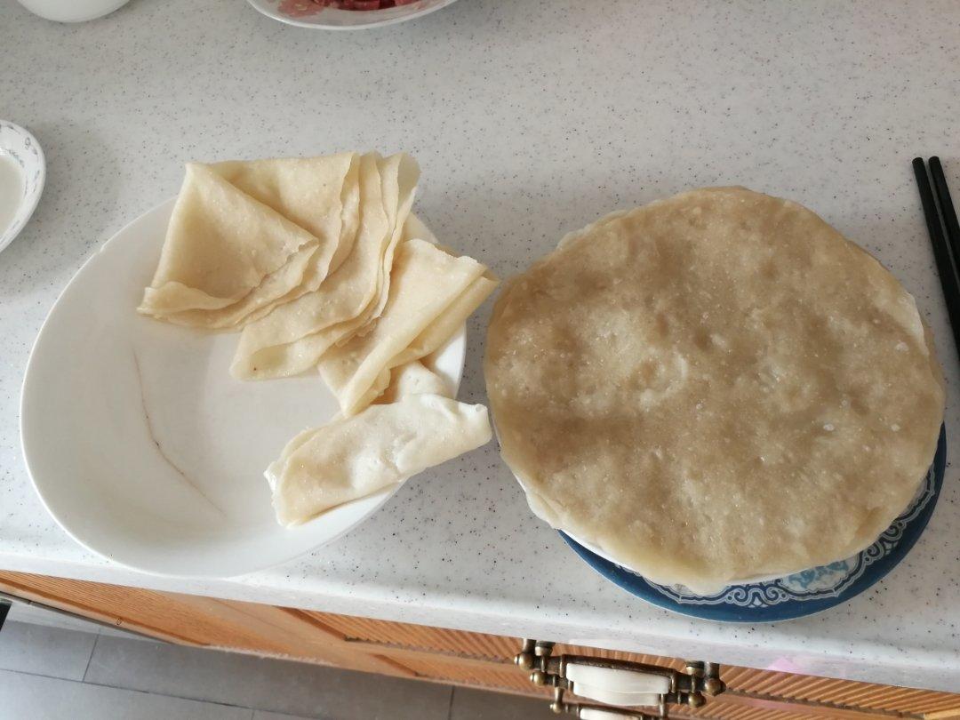 春饼   轻松一次做出十几张的春饼皮