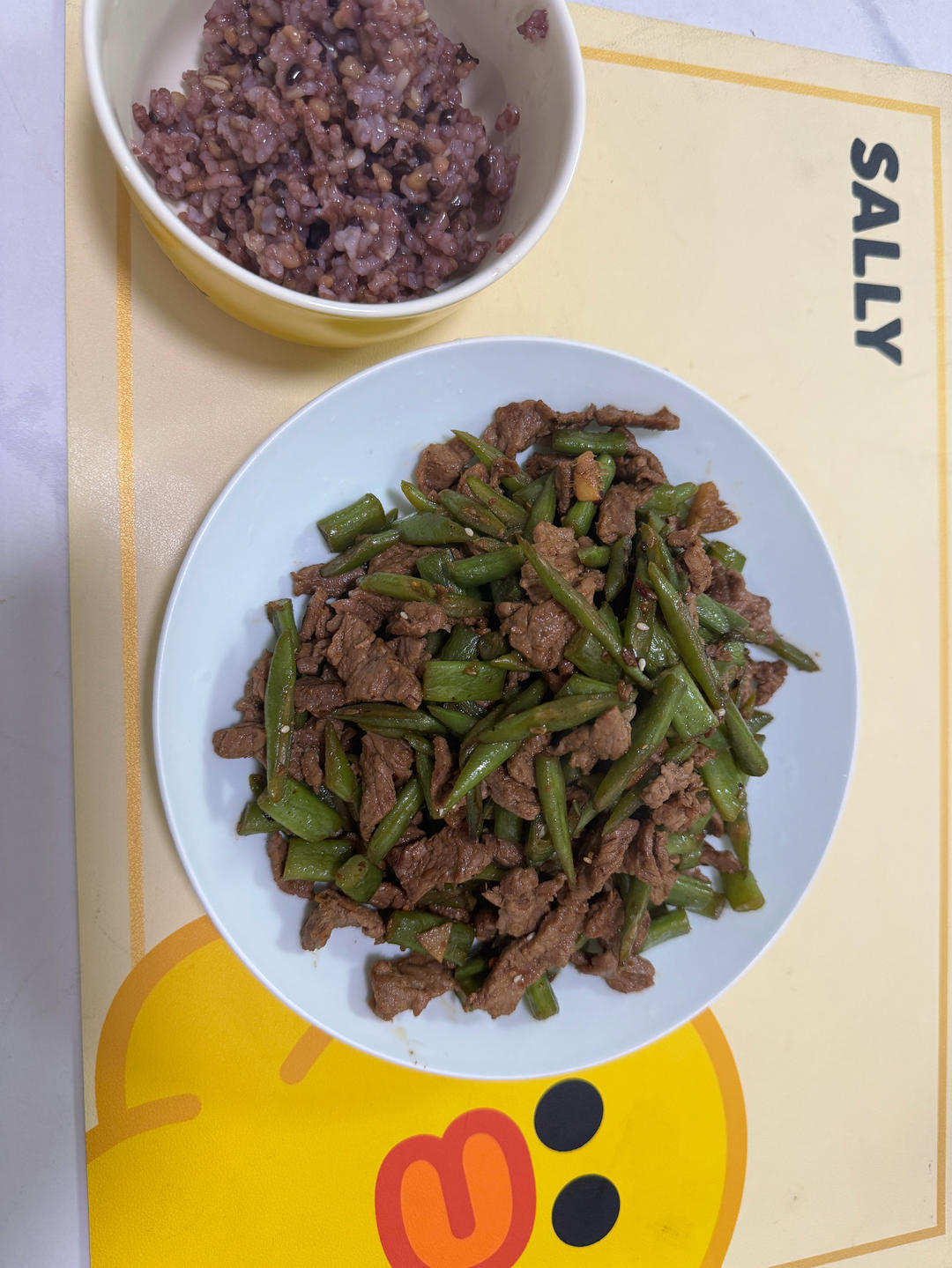 四季豆炒牛肉