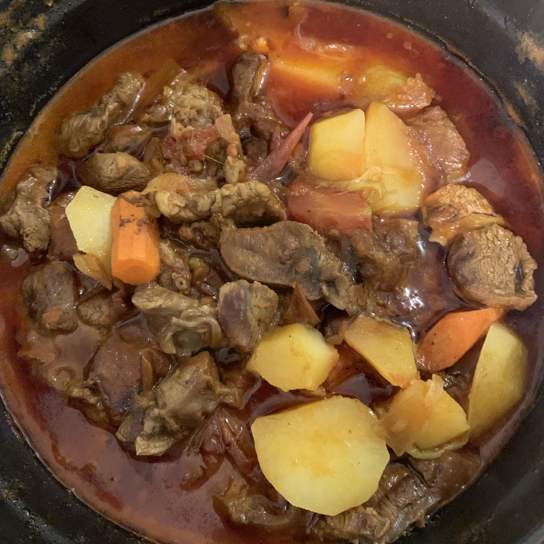 土豆炖牛肉