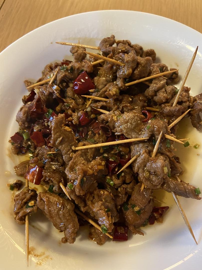 牙签牛肉 道地湖南味