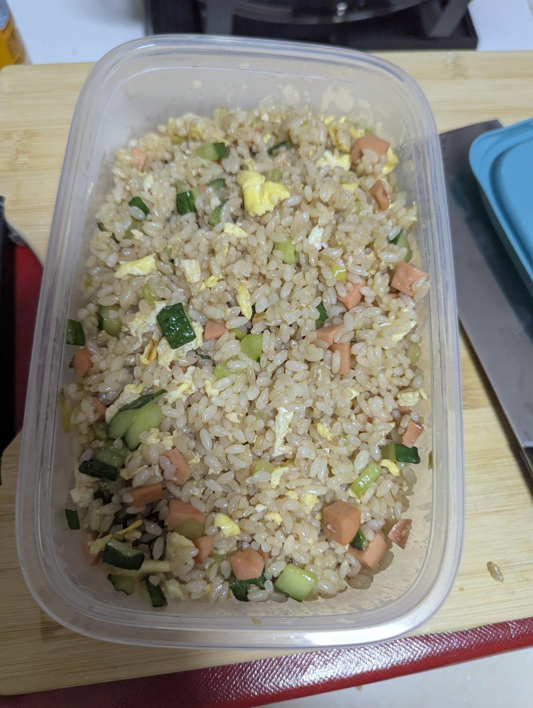 炒米饭蛋炒饭二十分钟快手家常