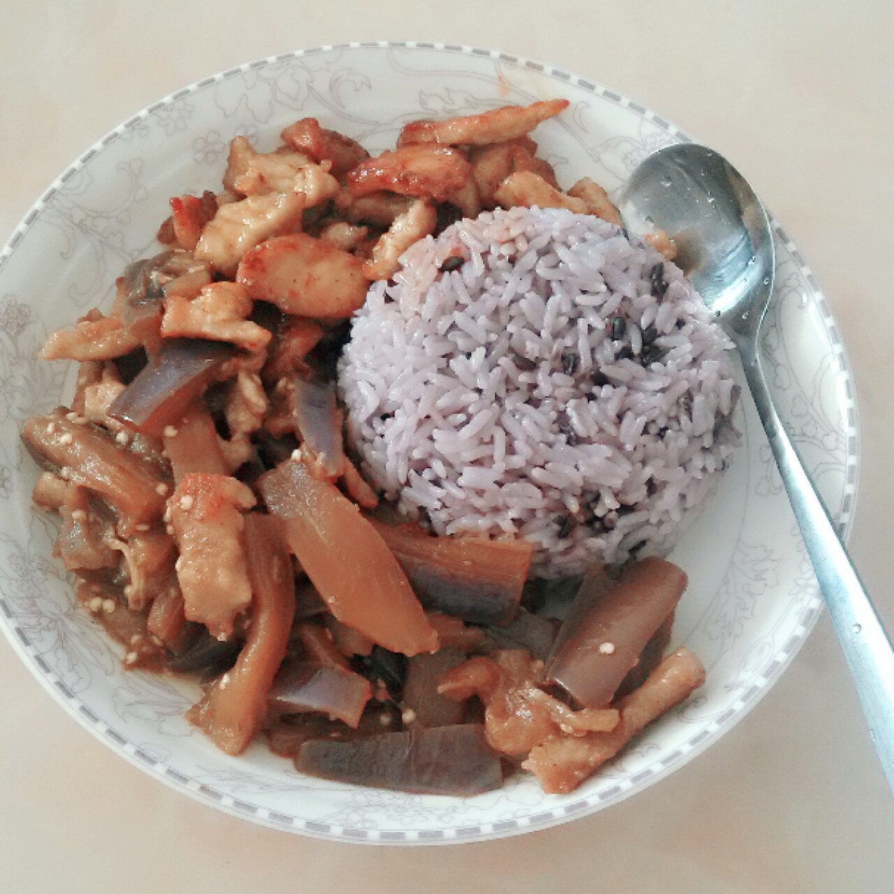 茄子盖饭