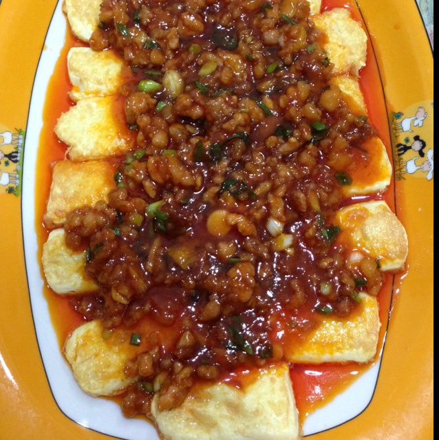 酸甜酱煎日本豆腐