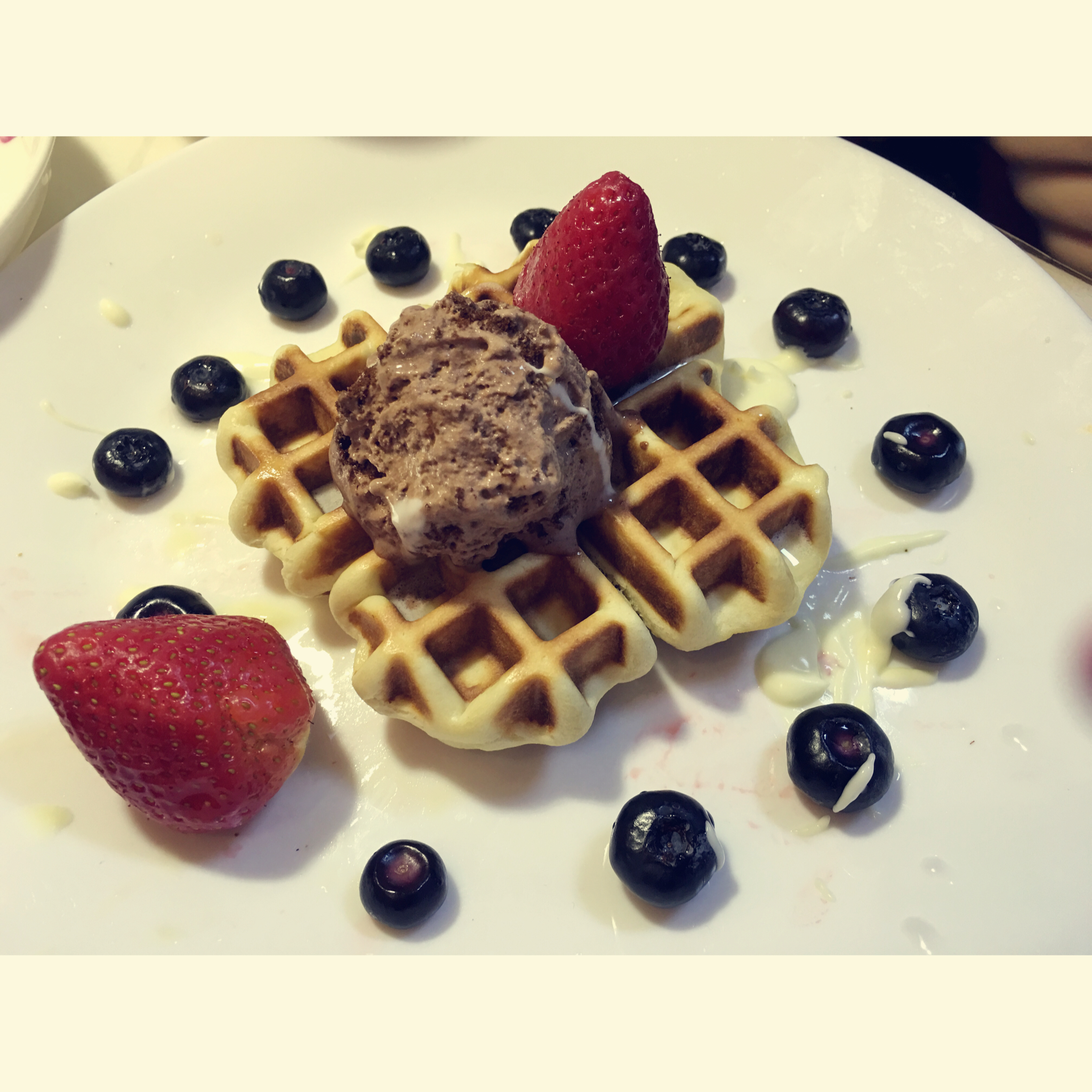 爆浆芝士培根华夫饼（酵母版）