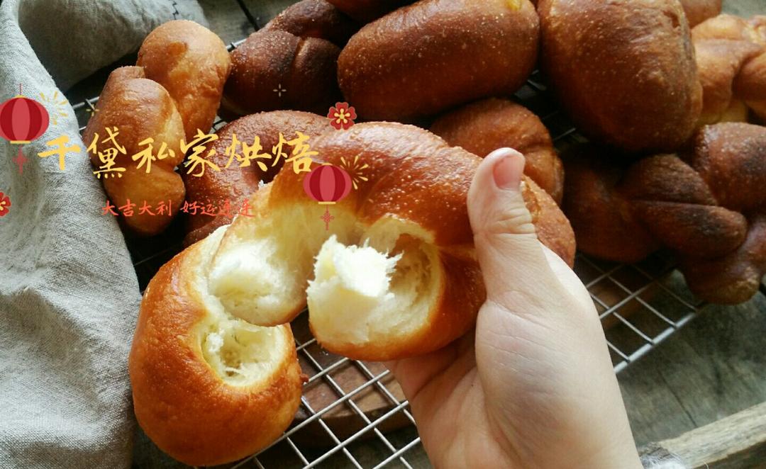 多拿滋甜甜圈&扭扭面包&豆沙面包