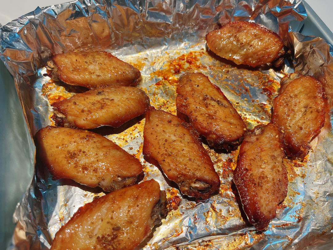 秒杀外面轻食店的所有鸡翅 吃了一次就彻底爱上(空气炸锅版)