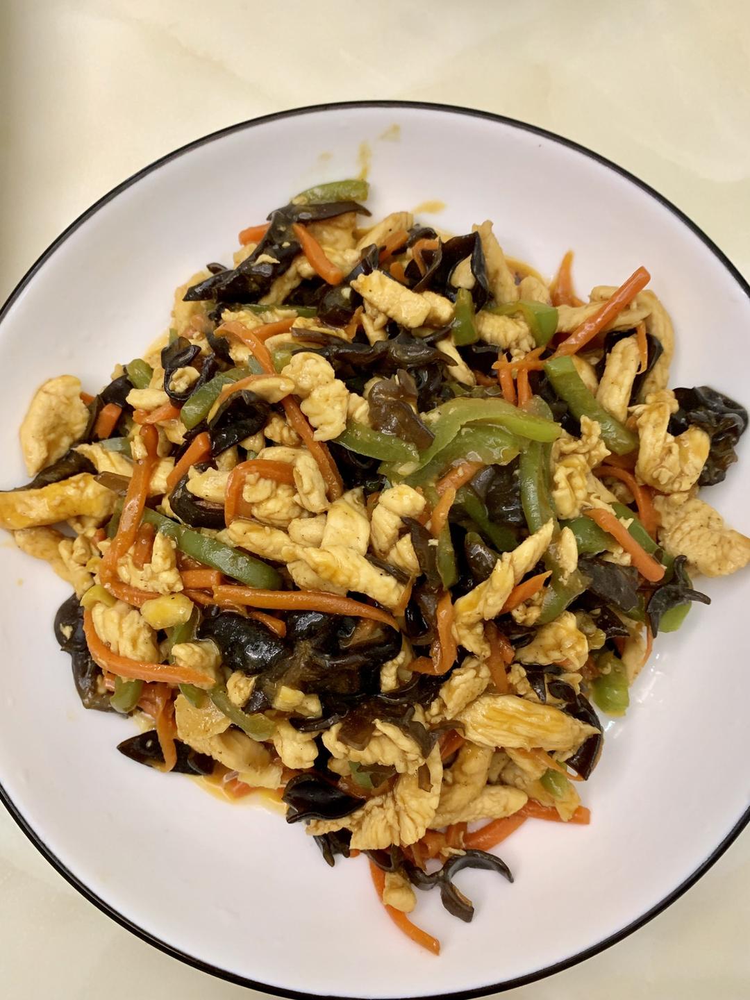 鱼香肉丝【鸡肉版】减脂餐