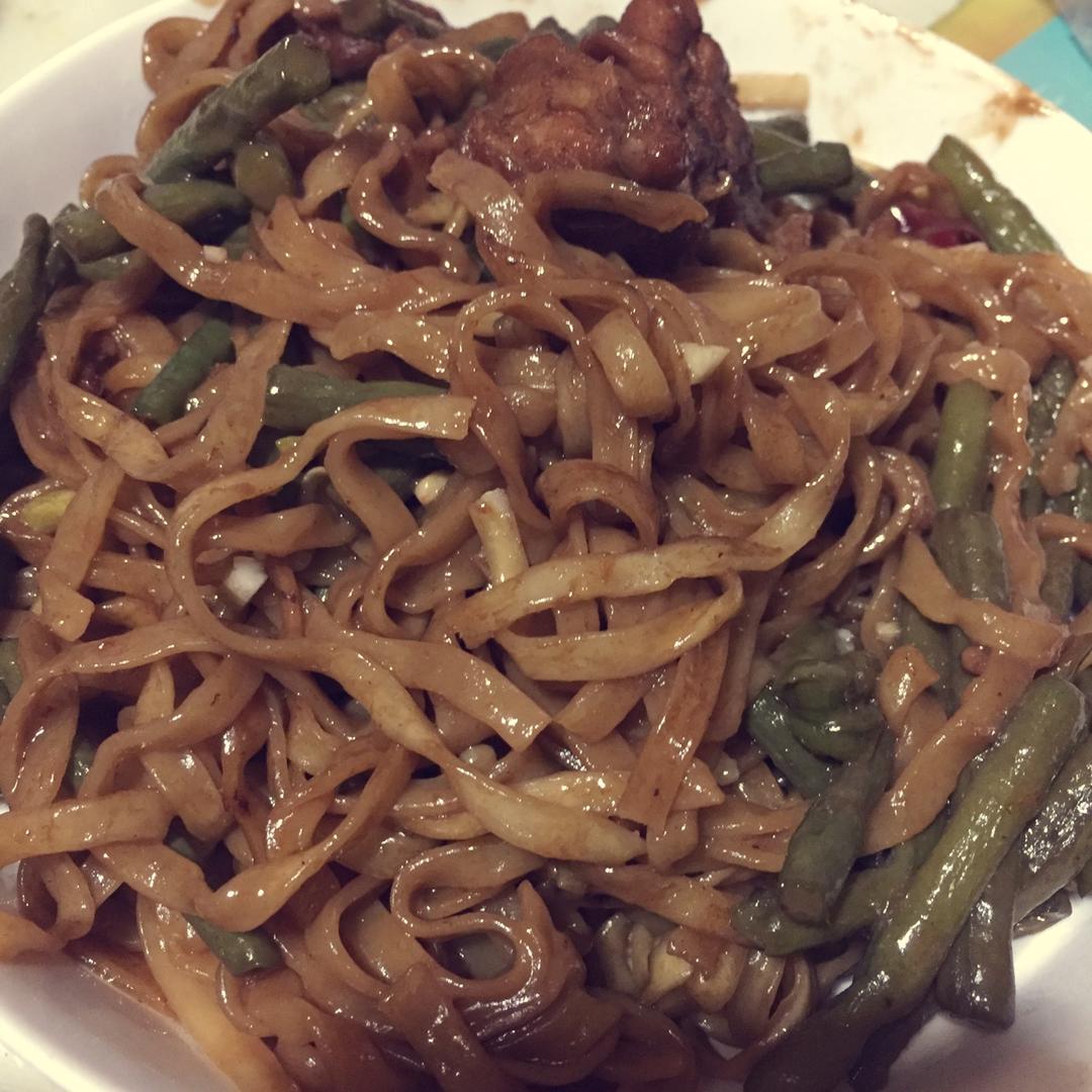 蒸面（四季豆焖面）