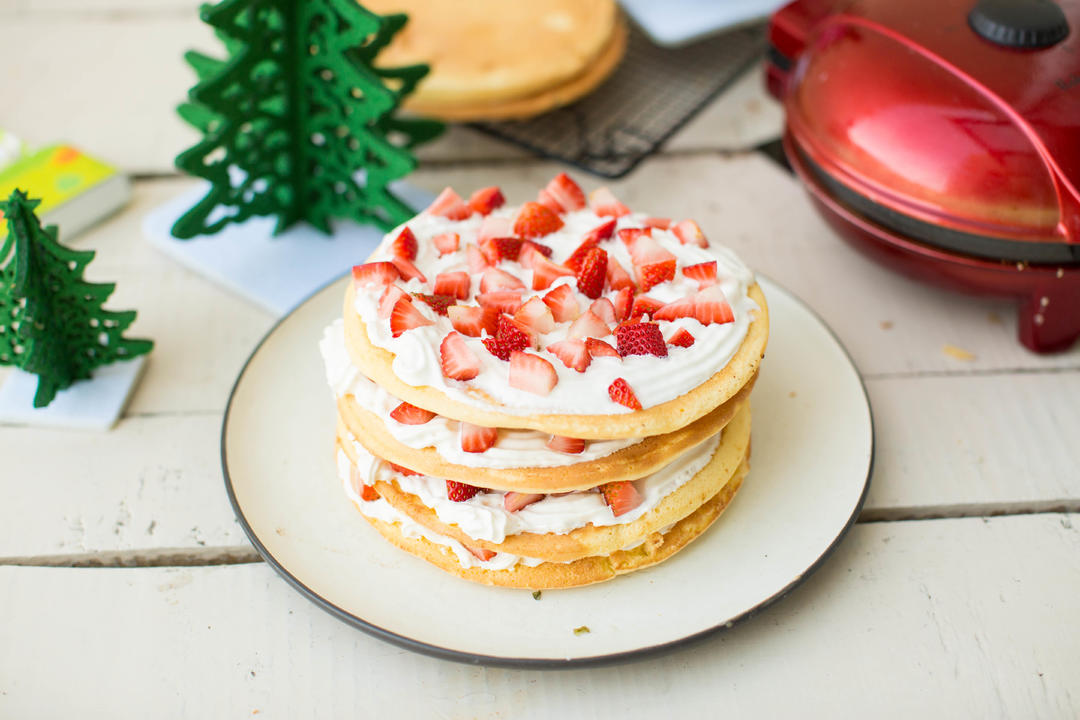 可生日 可圣诞的 草莓千层蛋糕的做法