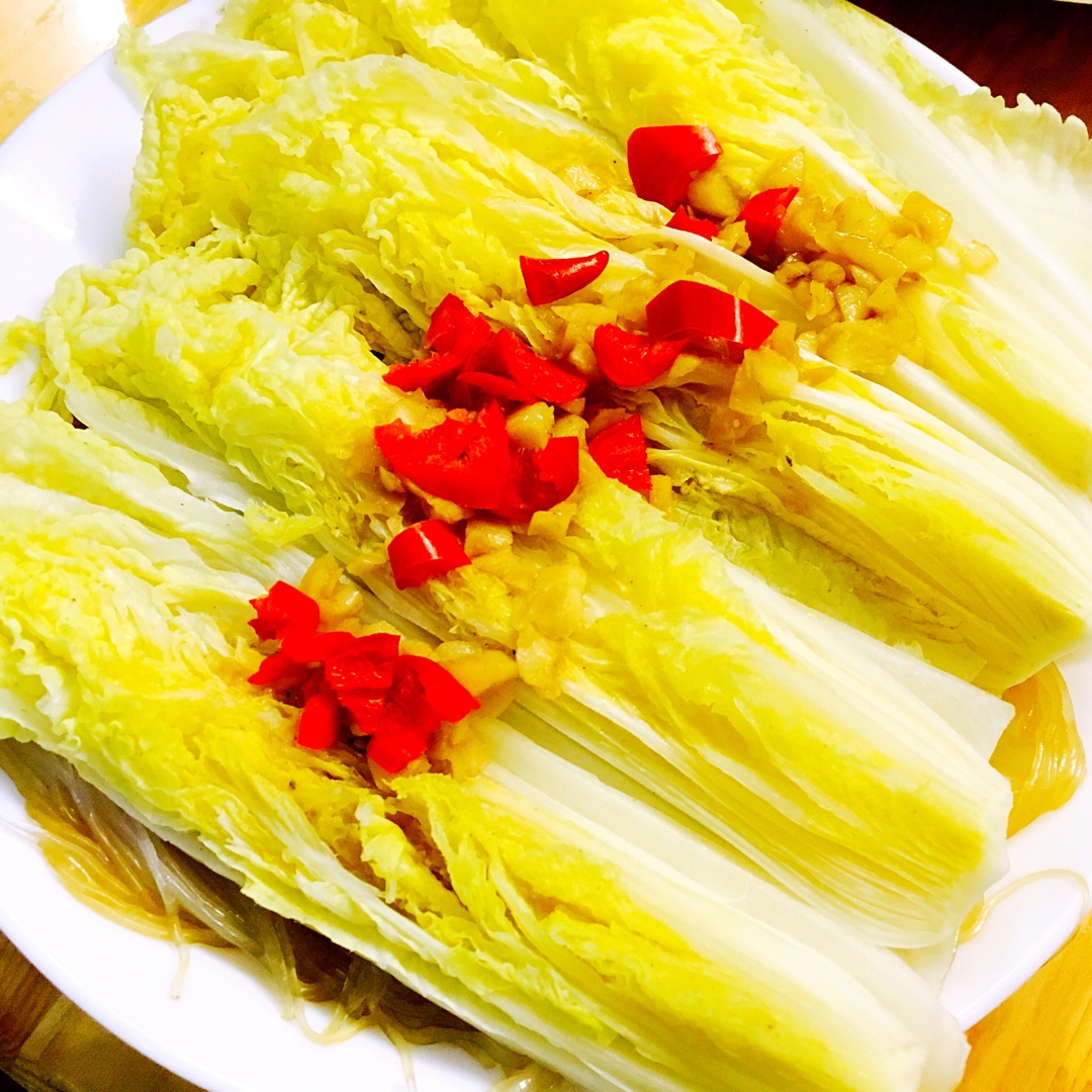 蒜蓉粉丝蒸娃娃菜