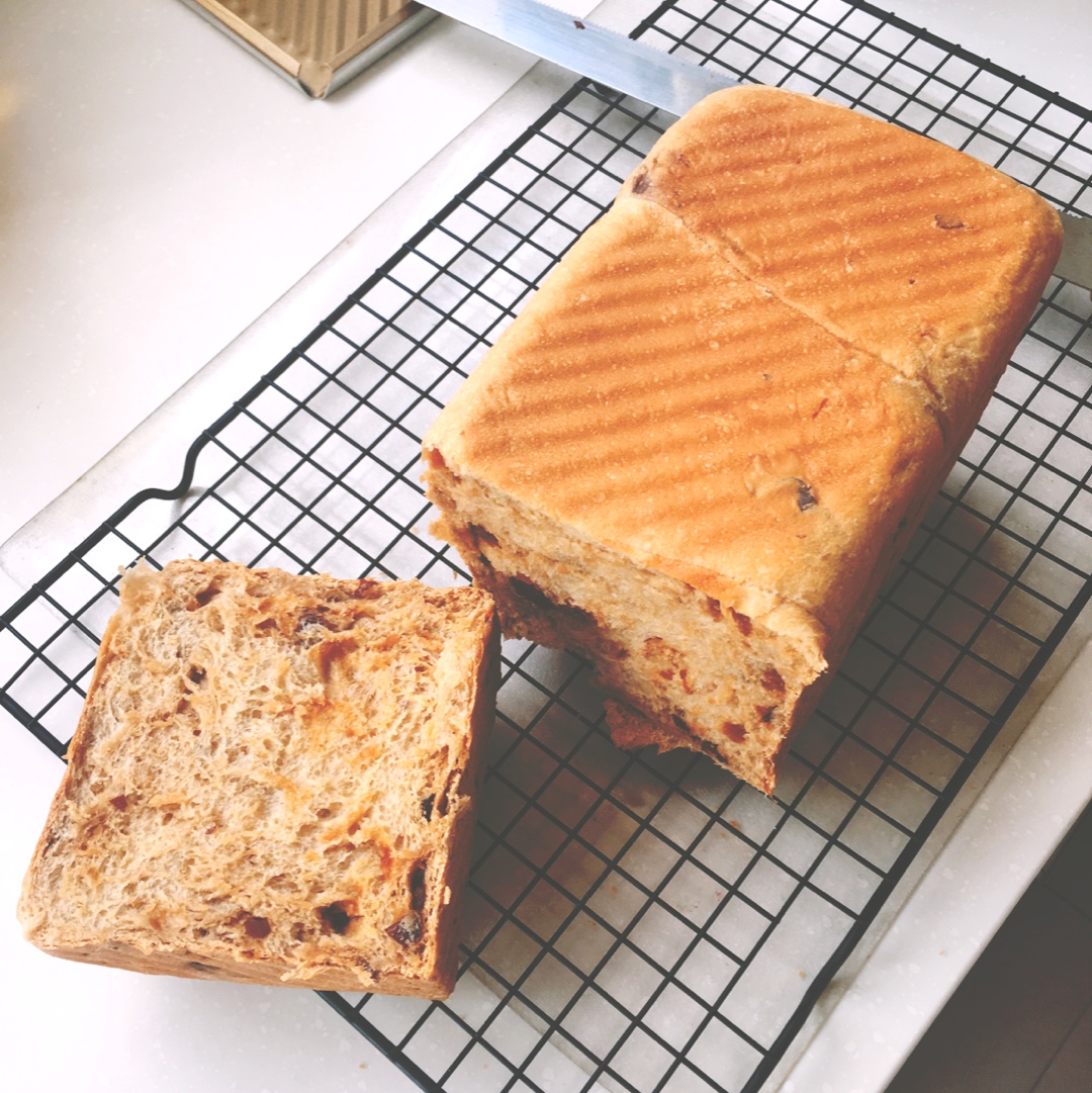 红糖(黑糖)红枣吐司