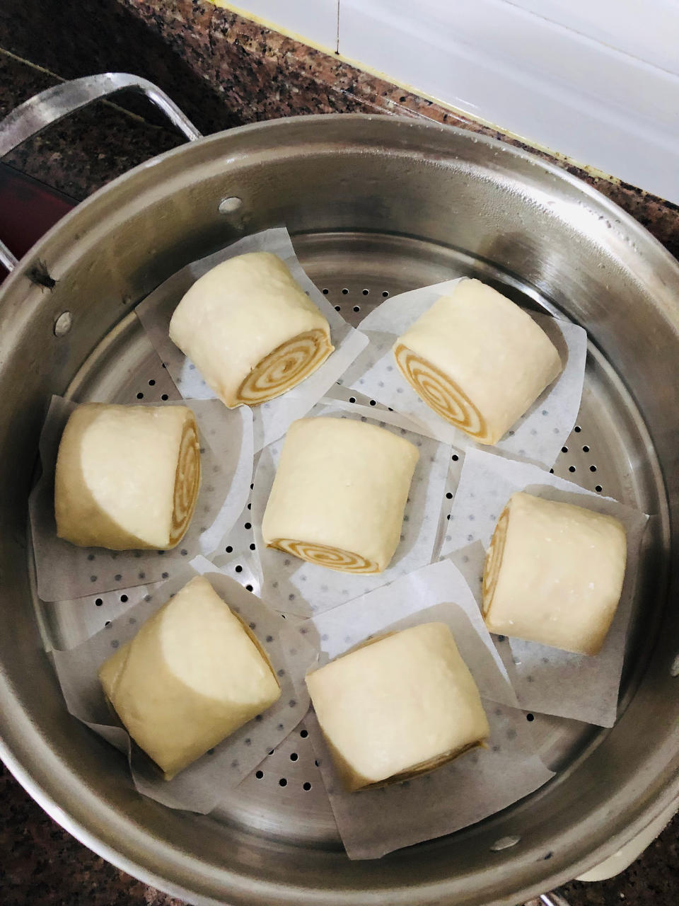颜值担当：紫薯双色馒头