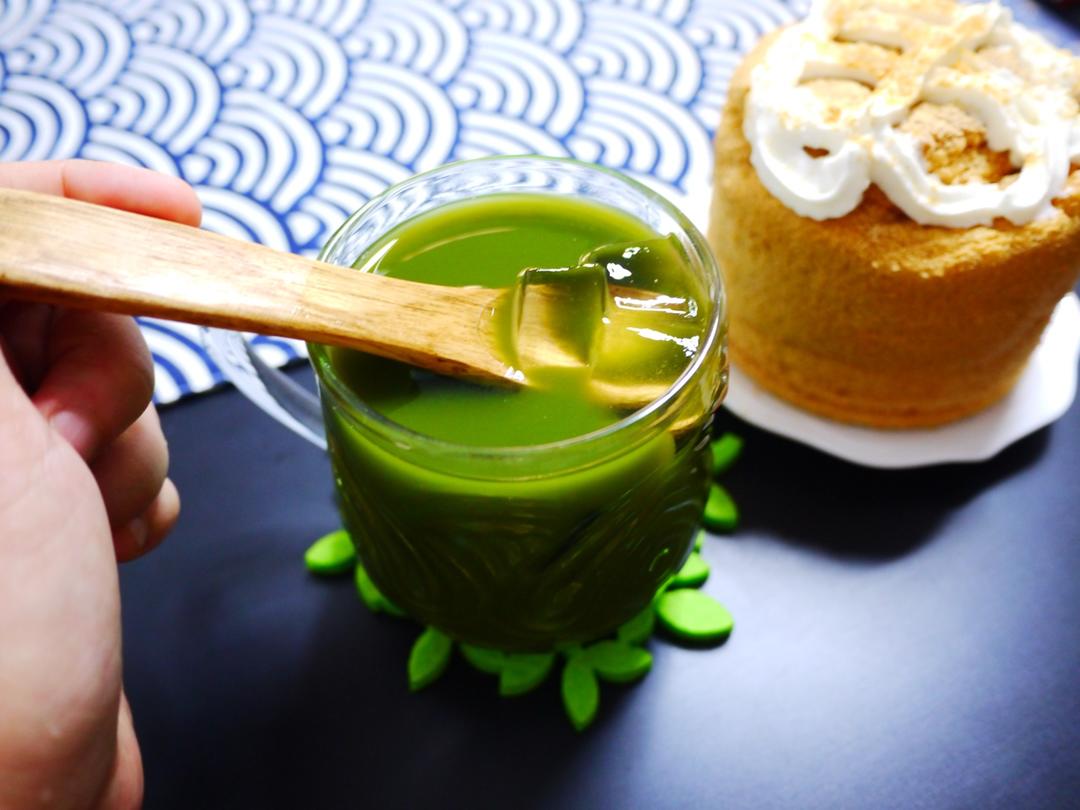 皎皎白驹windream做的抹茶凉粉