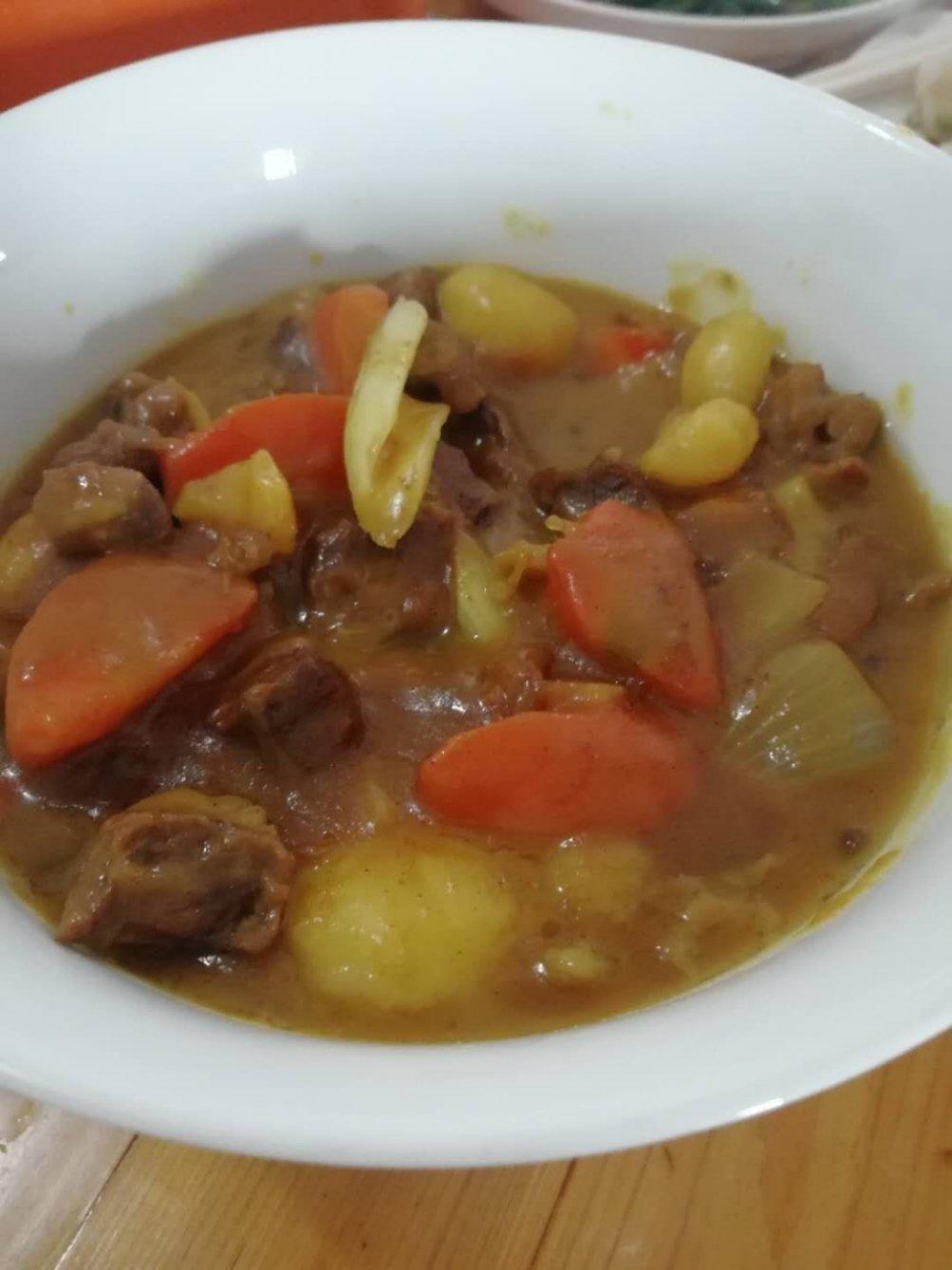 咖喱土豆牛肉