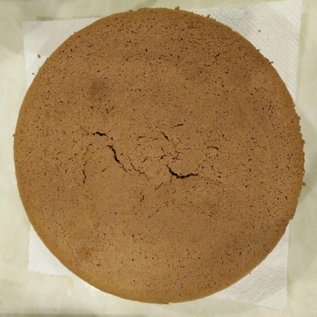 8寸巧克力戚风蛋糕