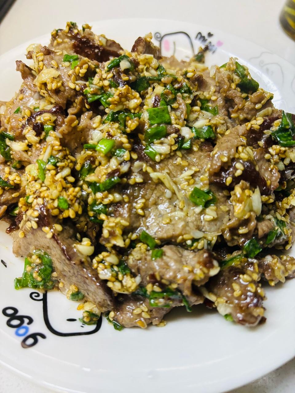 盐葱牛肉