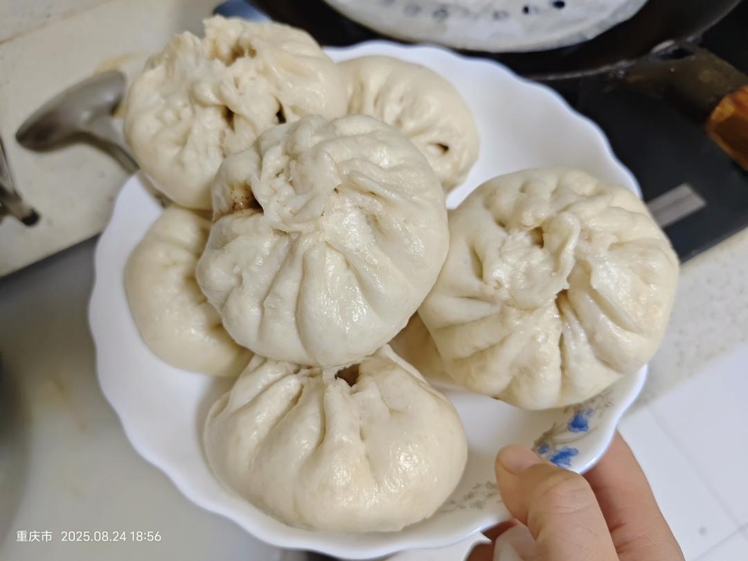好吃多汁的肉包子肉馒头【步骤超详细】