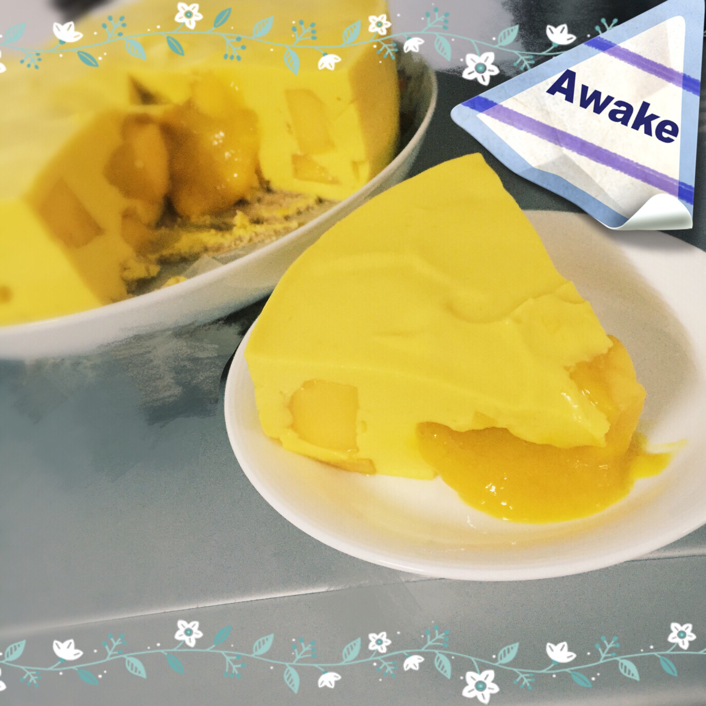 《Tinrry下午茶》教你做芒果流心慕斯（6寸配方）