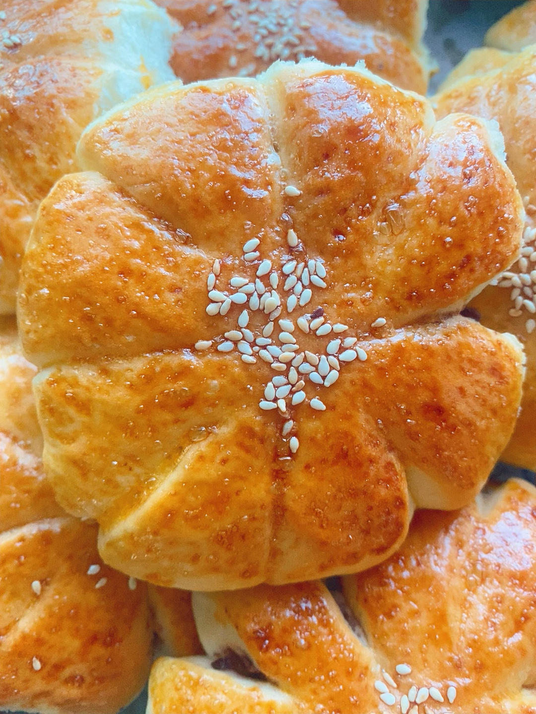 豆沙花朵面包（附红豆馅做法）