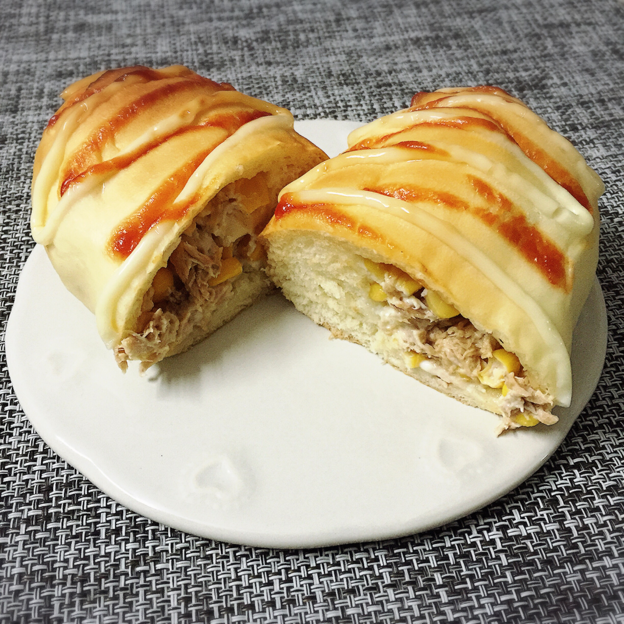 肉松手撕面包—超软会爆浆的面包哟