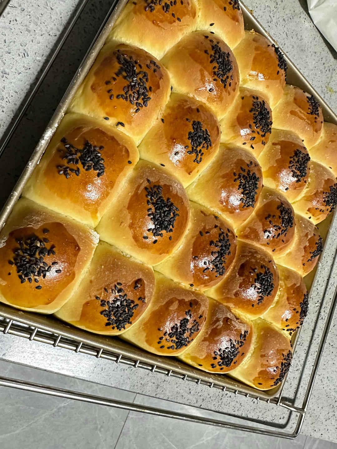 云朵牛奶小面包（无油低糖）❗️免揉面免手套膜❗️