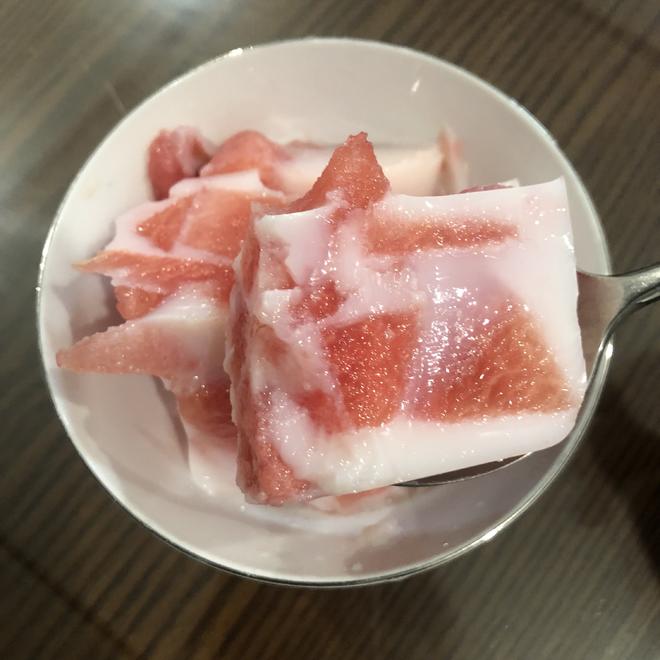 西瓜椰奶冻的做法