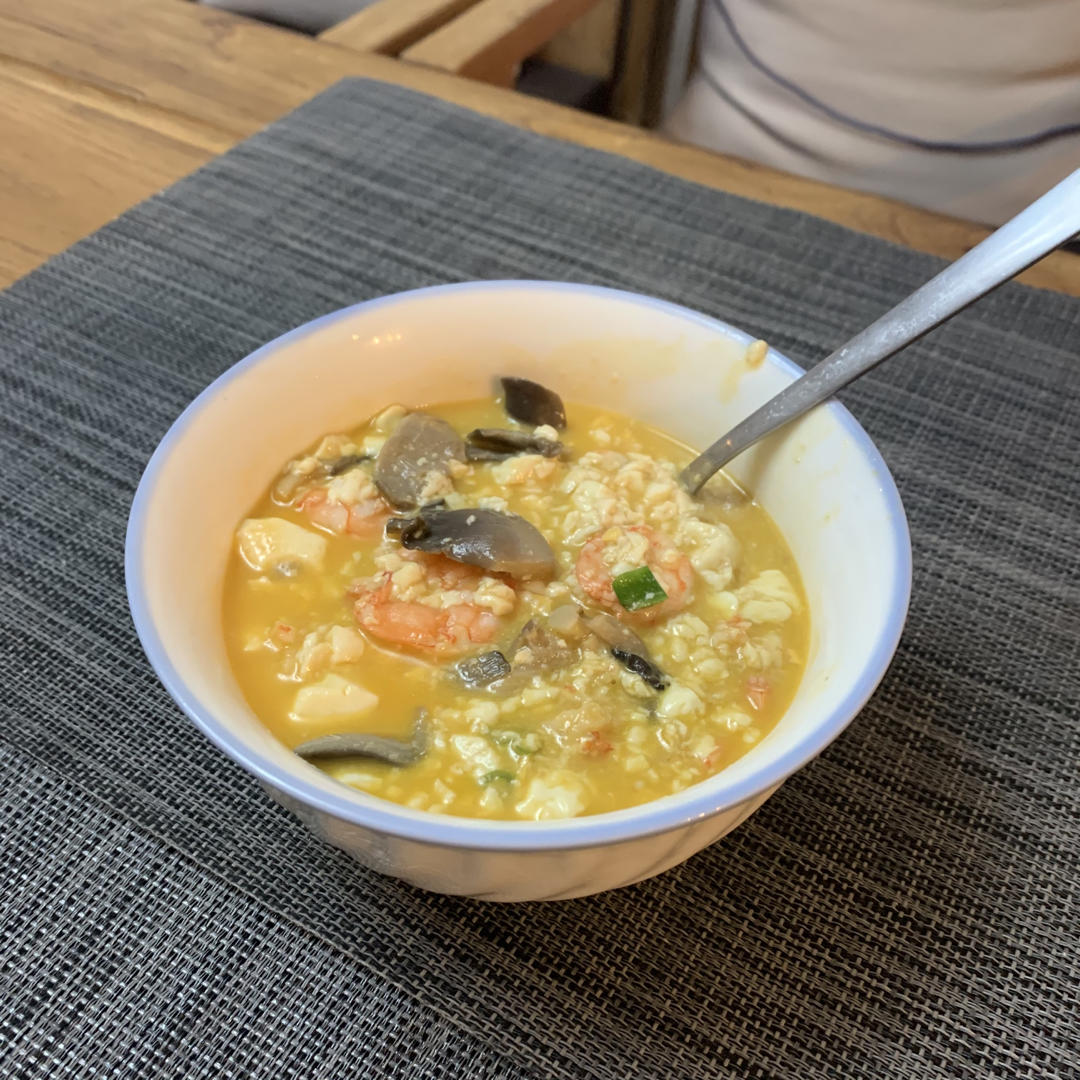 低脂鲜虾豆腐羹