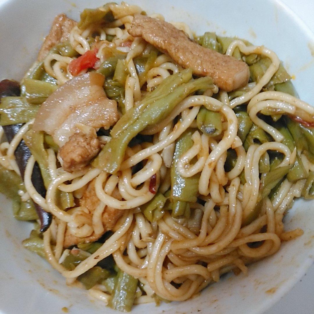 家传豆角焖面（蒸面）一次吃三大碗！超详细步骤！