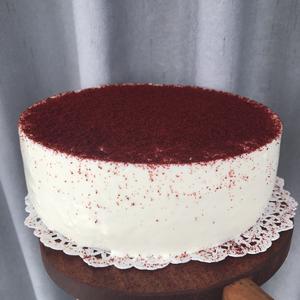 红丝绒酸奶慕斯蛋糕（母亲节蛋糕，零卡糖，自制酸奶，低脂健康，好吃不胖）的做法 步骤16