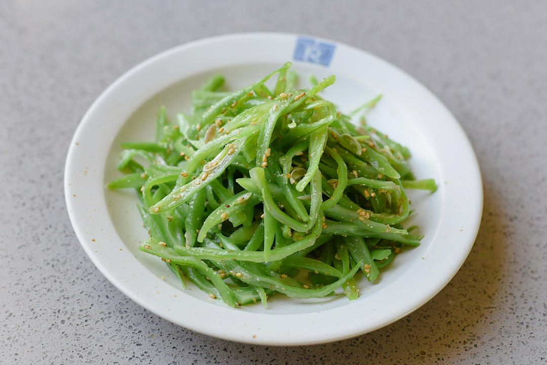 芝麻盐凉拌四季豆