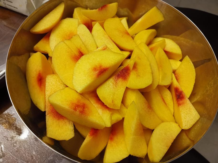 儿时味道～黄桃罐头