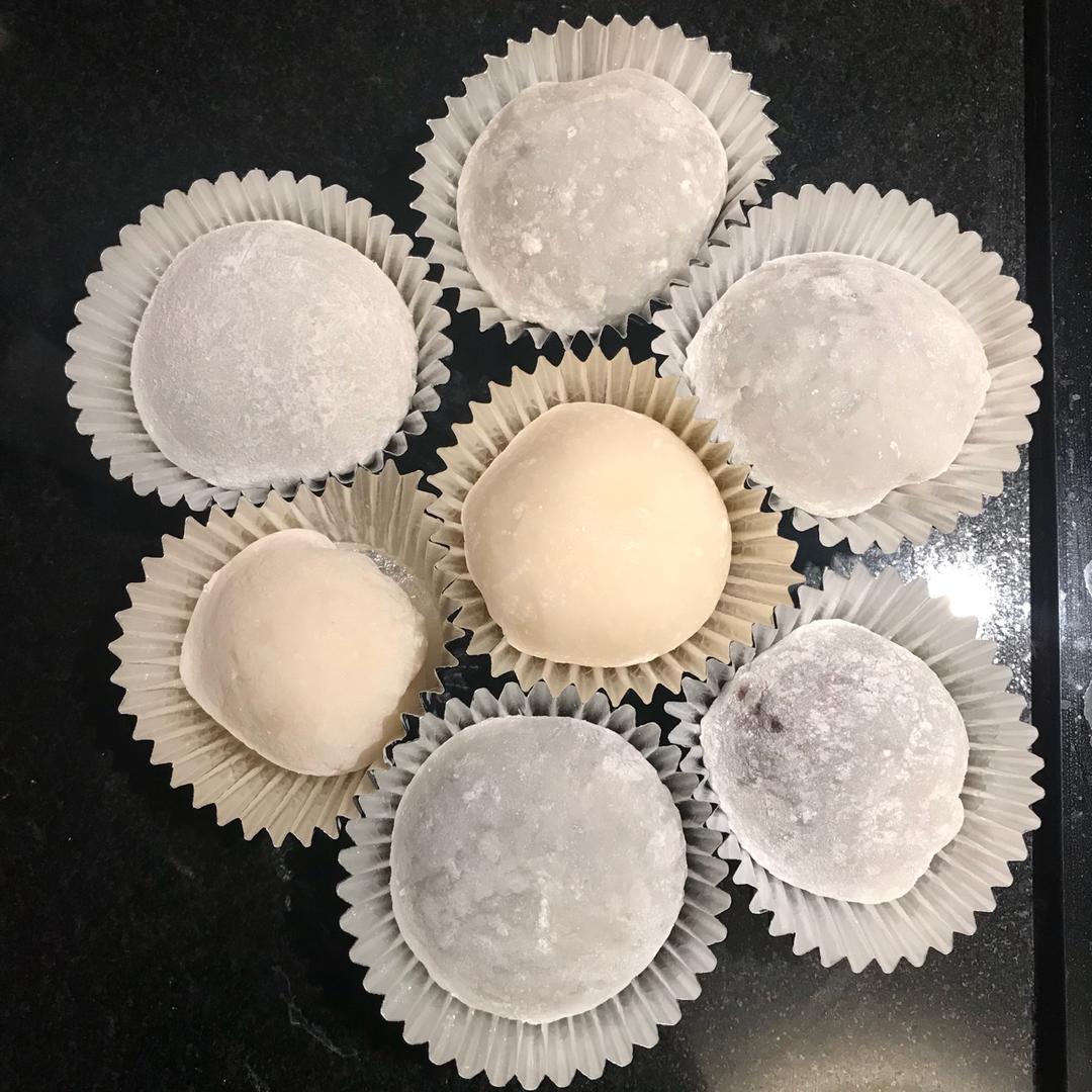 最简易日式大福 红豆/冰激凌大福 Mochi