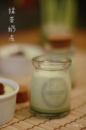 抹茶奶冻 panna cotta的做法 步骤7