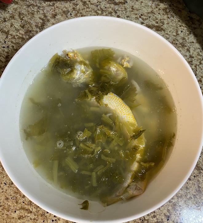 雪菜黄鱼汤的做法